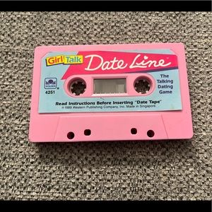 Vintage 1989 Girl Talk Date Line Board Game Replacement Cassette Tape